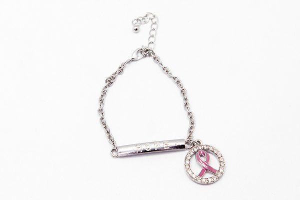 Bracelet: Hope with ribbon circle