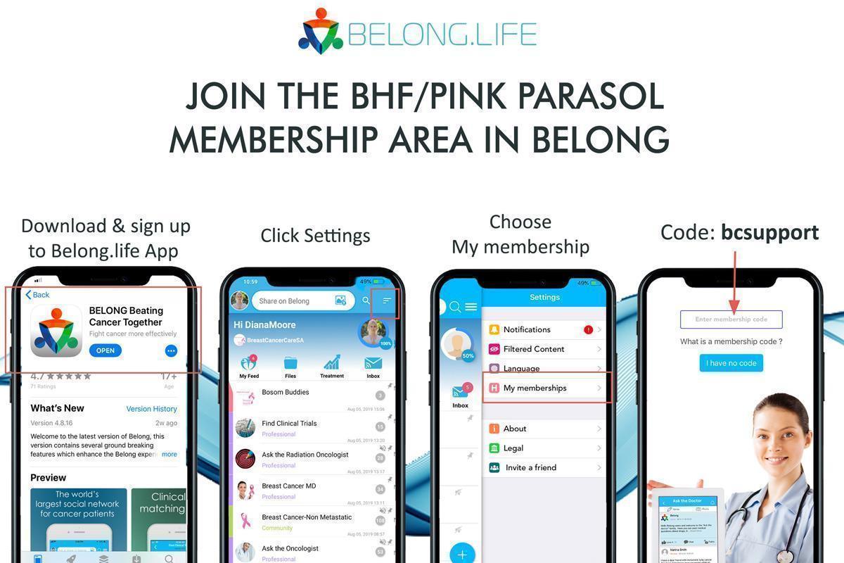 Belong Life join membership area