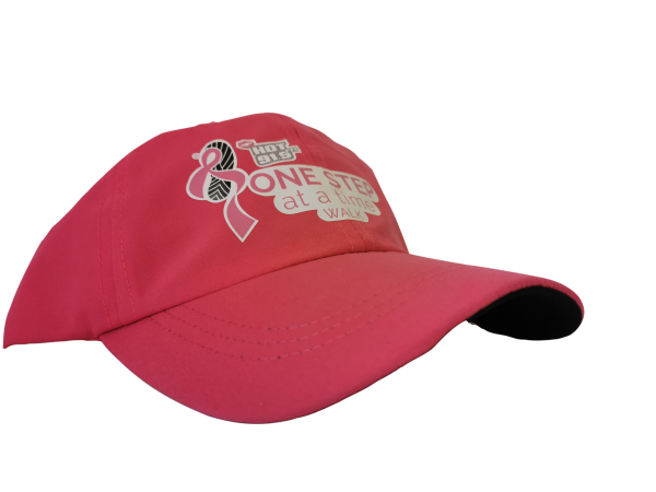 Cap - One Step pink logo