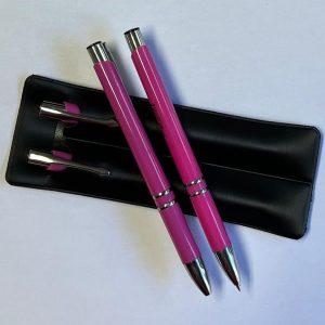 Pink Pencil and Pen Set