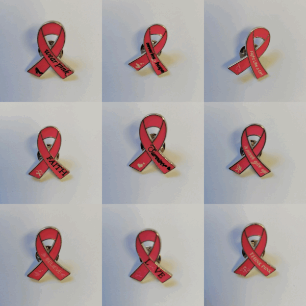 Pink Ribbon Lapel Pins