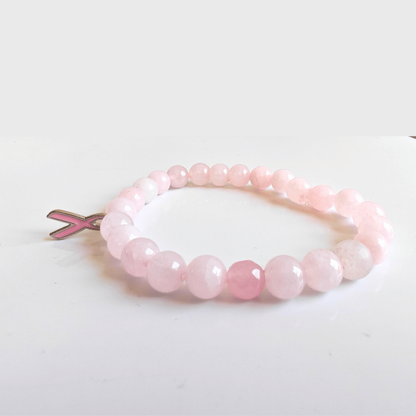 Breast Cancer Beaded Bracelet - Image 3
